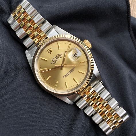 rolex datejust 2 tone 16233|rolex datejust 16233 price.